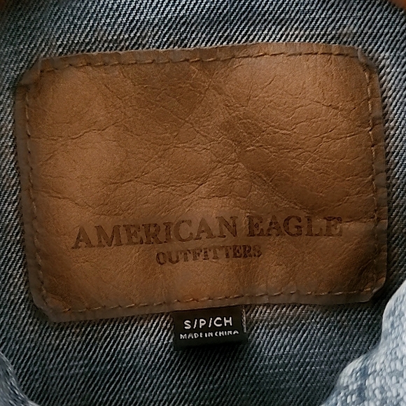 AE Acid Wash Denim Trucker jacket - Picture 4 of 6